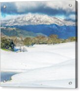 East Bay Snow Acrylic Print