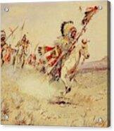 Edward Borein  1872 - 1945 Indian Warriors Acrylic Print