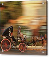 Egypt, Luxor, Horse Drawn Carriage Acrylic Print