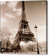 Eiffel Tower In Paris, France Acrylic Print