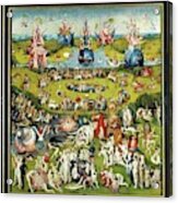 El Bosco / 'the Garden Of Earthly Delights', 1500-1505, Flemish School, Oil On Panel. Eve. Adam. Acrylic Print