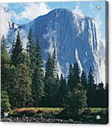 El Capitan And Merced River, Yosemite Acrylic Print