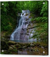 Elrod Waterfalls In Eastern Tennessee Acrylic Print