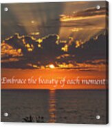 Embrace The Moment Acrylic Print