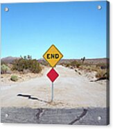 End Of Road Acrylic Print