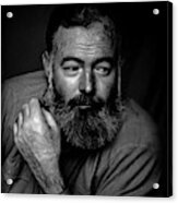 Ernest Hemingway Acrylic Print