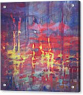 Ethereal Mystique Watercolor Abstract Acrylic Print