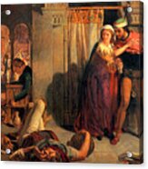 Eve Of Saint Agnes; The Flight Of Madeleine And Porphyro During The Drunkenness Attending The Revelry Acrylic Print