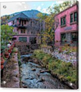 Evening On Fountain Creek Manitou Springs Acrylic Print