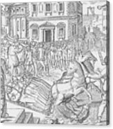 Execution Of Three Carthusian Martyrs Acrylic Print