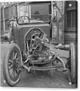 Exposed Engine Of Early Automobile Acrylic Print