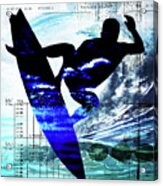 Extreme Surfer 1 Acrylic Print