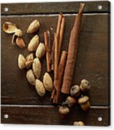 Fall Nuts And Spices Acrylic Print