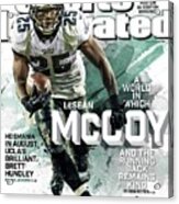 Fantasy Defies Reality A World In Which Lesean Mccoy And Sports Illustrated Cover Acrylic Print