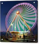 Ferris Wheel On The Beach Ii Acrylic Print