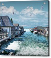 Fishtown In Leland Michigan Acrylic Print