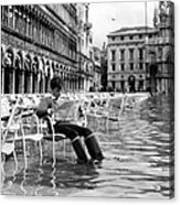 Flood In Venice, 1961 Acrylic Print