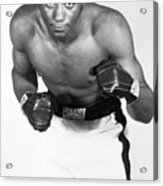 Floyd Patterson In Boxing Pose Acrylic Print