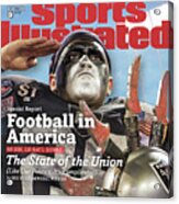 Football In America The State Of The Union Sports Illustrated Cover Acrylic Print
