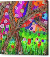 Forest Of Many Colors Acrylic Print