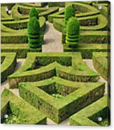 Formal Hedged Garden Of Villandry Acrylic Print