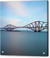 Forth Rail Bridge Long Exposure Acrylic Print