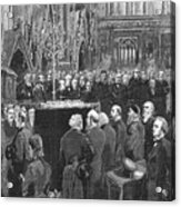Funeral Of Charles Darwin, English Acrylic Print