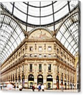 Galleria Vittorio Emanuele Ii In Acrylic Print