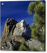 George No.2 - A Mount Rushmore Impression Acrylic Print