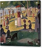 Georges Seurat / 'a Sunday Afternoon On The Island Of La Grande Jatte', 1884-1886. Acrylic Print