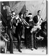 Gertrude Ma Rainey And Her Georgia Jazz Band In Chicago In 1923 Acrylic Print