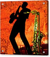 Ghost Of The Jazz Player Acrylic Print