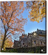 Gillette Castle In Fall Acrylic Print