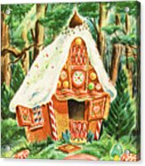 Gingerbread House Acrylic Print