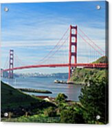 Golden Gate Across The San Francisco Acrylic Print