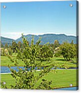 Golf Course Panorama Xxl Acrylic Print