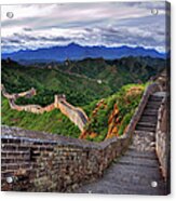 Great Wall Of China Acrylic Print