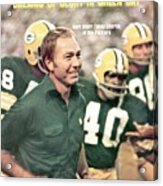 Green Bay Packers Coach Bart Starr Sports Illustrated Cover Acrylic Print