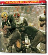 Green Bay Packers Jimmy Taylor, 1966 Nfl Championship Sports Illustrated Cover Acrylic Print