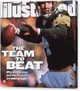 Green Bay Packers Qb Brett Favre... Sports Illustrated Cover Acrylic Print