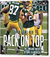 Green Bay Packers Vs Pittsburgh Steelers, Super Bowl Xlv Sports Illustrated Cover Acrylic Print