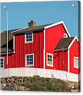 Greenland House Acrylic Print