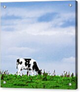 Greetings From The Dairy Factory Acrylic Print