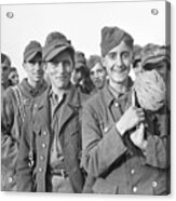 Group Of Released German Soldiers Acrylic Print