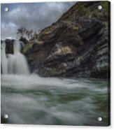 Guadalmedina River Waterfall Acrylic Print