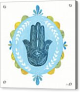 Hamsa Mandala I Acrylic Print