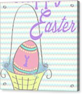 Happy Easter Basket Acrylic Print