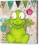 Happy Frog Acrylic Print