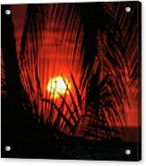Hawaii Sunset Acrylic Print