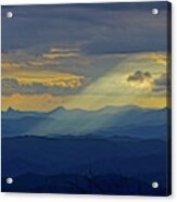 Hawks Bill Mountain Sunset Acrylic Print